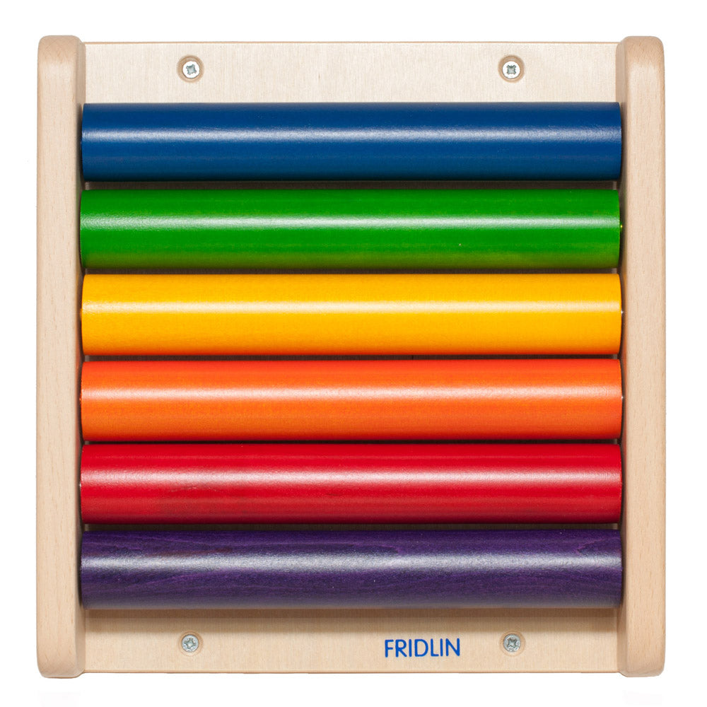 FRIDLIN Rollbrett – nachhaltiges, montessori-inspiriertes Holzspielzeug zur Förderung von Feinmotorik, haptischem Empfinden und visueller Wahrnehmung.“