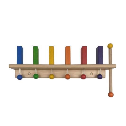 Wanddomino 6 Steine, Hebel rechts