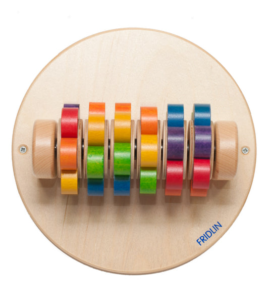 Wall game rotating flowers